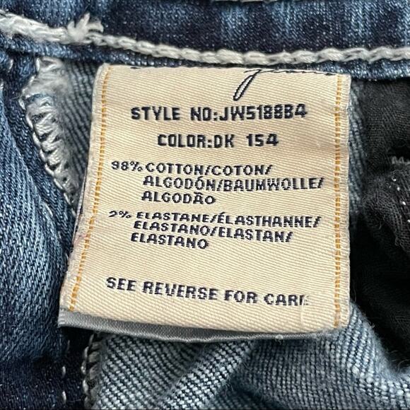 Miss Me black and white spotted cow flaps size 26 - Picture 14 of 15